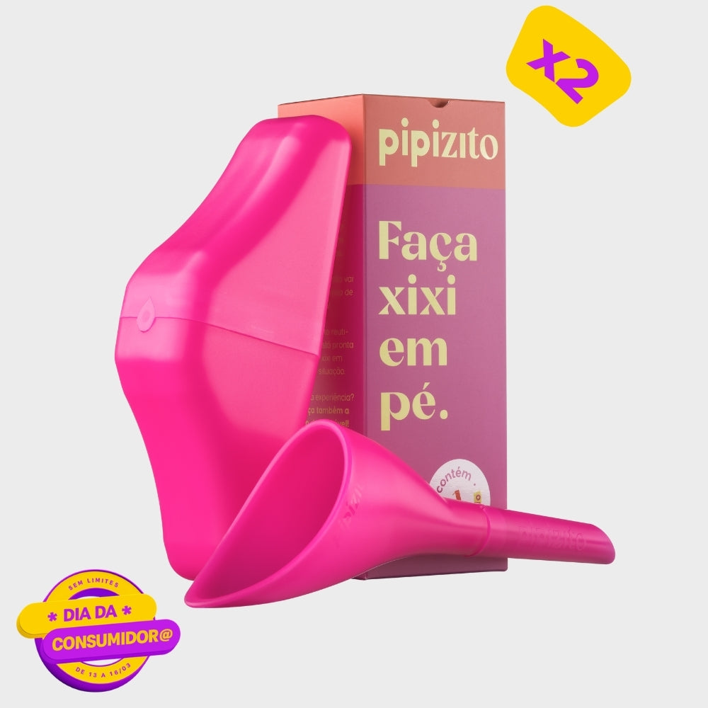 Pipizito Reutilizável - Rosa EM DOBRO